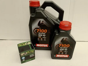 Motul Öl 7100 10W-40  / Racing Ölfilter Kawasaki 1000 Ninja H2 / H2R ab 15 - Bild 1 von 1