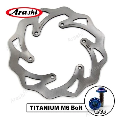 For Husaberg TE250 TE300 2011-2014 Rear Brake Disc Rotor + M6 Mounting Bolts - Image 1 of 4
