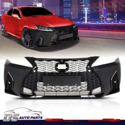 Front Bumper Conversion Fit For 2006-2013 Lexus IS250 IS350 2021+ F-Sport Style - Image 1 of 4