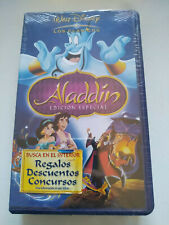 ALADDIN Edition Special Walt Disney 2004 - VHS Tape Spanish New