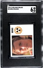 1970-71 Williams Forlags #23 Borje Salming Brynas IF RC Rookie Panini SGC 6 ExNm