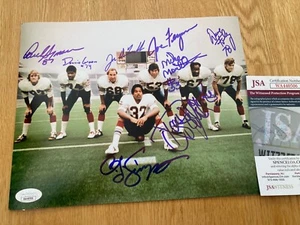 Bills Electric Company signed 8x10 8 signatures with OJ Simpson JSA W/COA - Picture 1 of 1