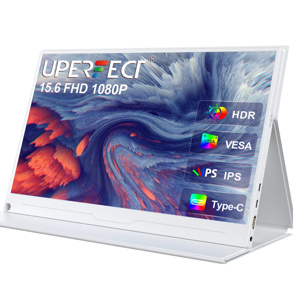 UPERFECT Monitor Portatile 15,6 Pollici Monitor Portatile 1080 FHD IPS Schermo