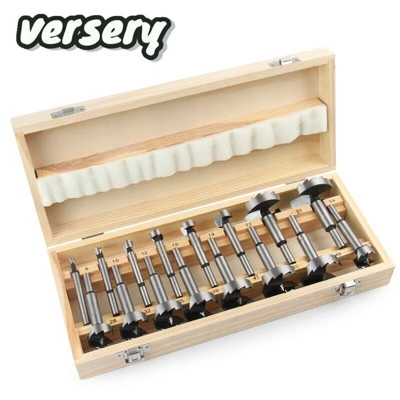 16 Forstnerbohrer 6-54mm im Holzkasten NEU Forstnerbohrer Set Satz Holzbohrer - Bild 1 von 4