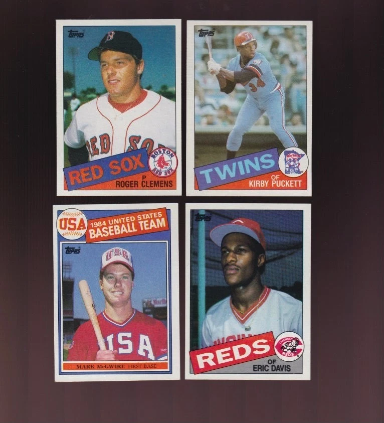 1985 Topps Baseball complete set with Clemens & Puckett & McGwire Rookie - Image 1 of 1