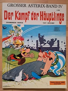GROSSER ASTERIX BAND IV von 1971 Der Kampf der Häuptlinge - TOP Z1 Comic-Album - Picture 1 of 3