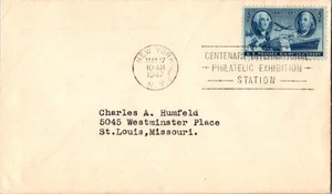 Estampilla postal vintage FDC USPS Scott #947 100 aniversario de Estados Unidos c1947 - Imagen 1 de 3