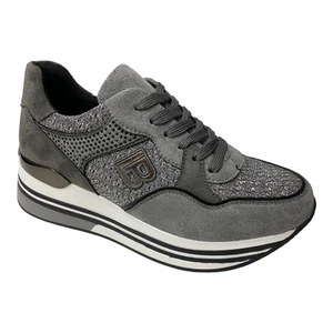 SCARPE SNEAKERS DONNA LAURA BIAGIOTTI 7823 ECO PELLE GRIGIO ORIGINALE AI 2023 - Foto 1 di 6