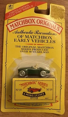 Green MG Midget TD Matchbox Originals Diecast Car #19 - Image 1 of 4