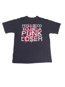 T-shirt vintage anni 90 Nailbomb Feels Good To Be A Punk Loser Alex Newport taglia L - Foto 1 di 8