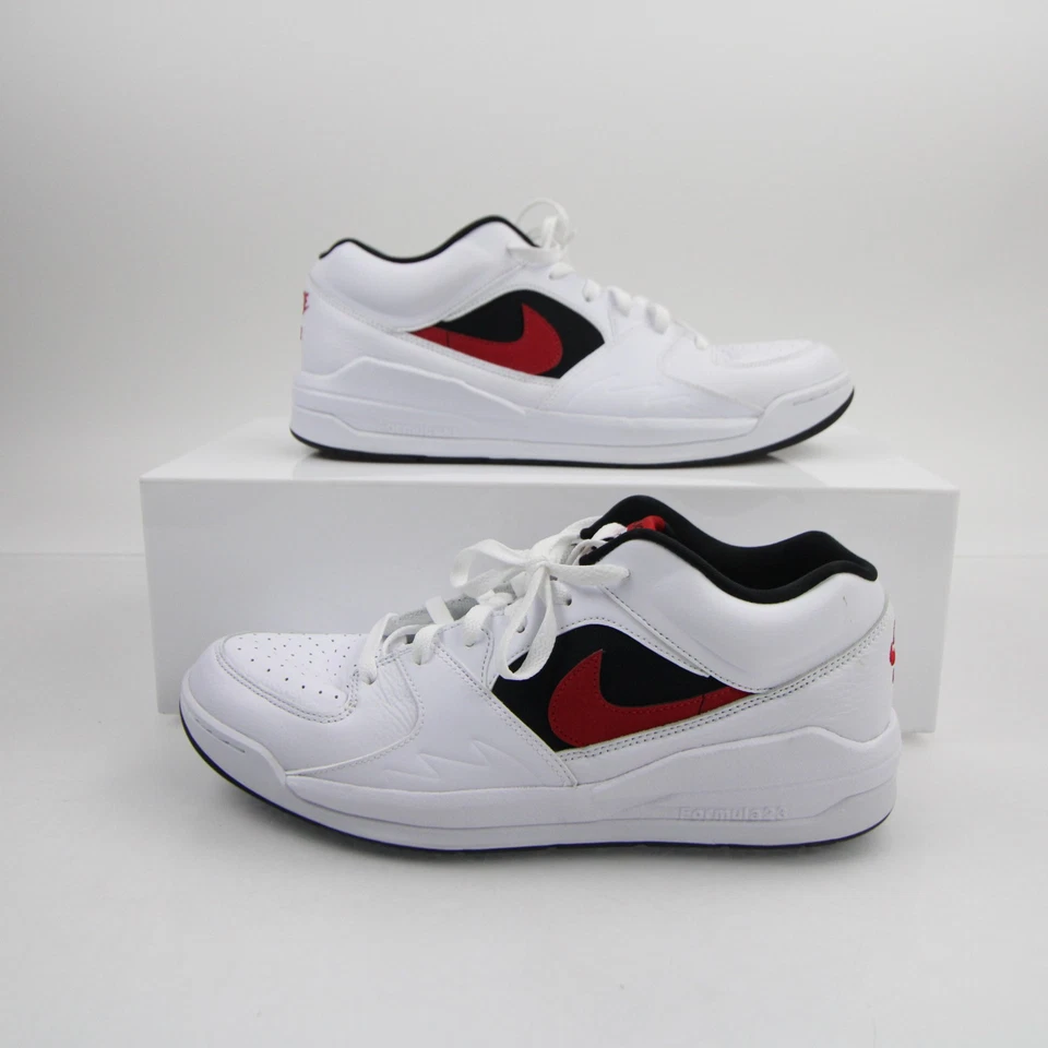 Air Jordan Basketball Shoe Men's White Used - Image 1 of 1