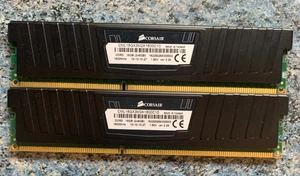 🆗 Corsair Vengeance LE 16GB =2x 8GB, DDR3-1600MHz PC3-12800 Memory RAM - Picture 1 of 5