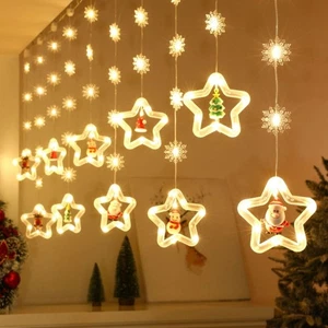 Flexibily Christmas Star Light String Dimmable Christmas Tree Lamp Outdoor - Picture 1 of 15