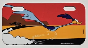 Road Runner Bicycle License Plate 5 x 2.5 1996 Warner Brothers Looney Tunes WB - Picture 1 of 3