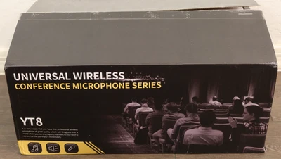 XTUGA YT8 UHF 8 Channel Desktop Gooseneck Wireless Conference Microphone System - Image 1 of 4