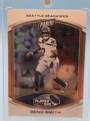 2023 Panini Player of the Day - Geno Smith #19 Orange /199 - Image 1 of 3