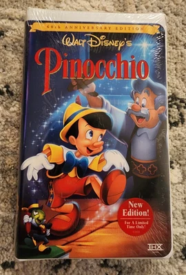 Walt Disney's Pinocchio 60th Anniversary Edition Factory Sealed New Watermarks Foto 1 de 4