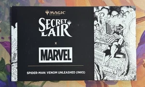 Secret Lair x Marvel's Spider-Man: Venom Unleashed (Inks) MTG Non-Foil In Hand - Picture 1 of 2