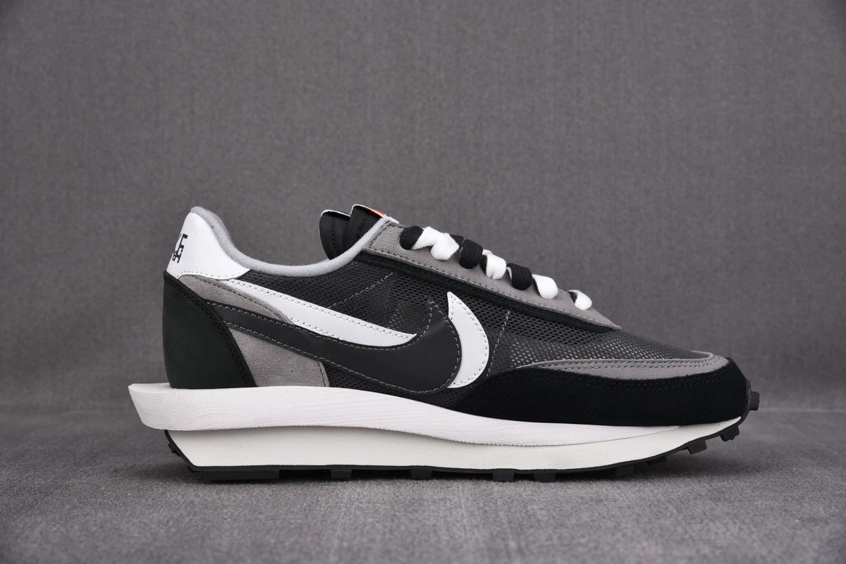 Nike sacai x LDWaffle Black Nylon for Sale | Authenticity
