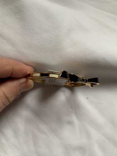 Bracciale Kate Spade Love Notes nero crema nuovo con etichetta