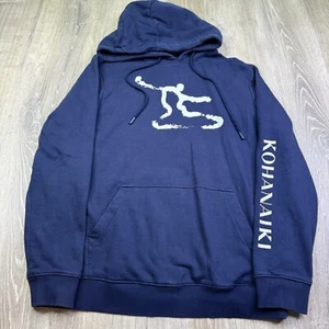 Level Wear Kohanaiki Mens Blue Long Sleeve Performance Pullover Hoodie Size L - Imagen 1 de 12