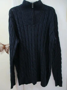 Jos. A. Banks - Suéter Negro Simulado Cuello de Tortuga Tejido Manga L - Talla M - Nuevo con Etiqueta - Imagen 1 de 5