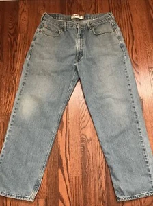 Jeans Levis's 550 uomo 38 x 30 relaxed fit denim blu chiaro vero 36x29 cotone - Foto 1 di 11