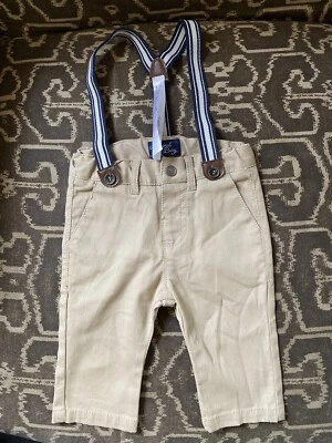 Pantalones de bebé niño Mayoral con tirantes talla 3M Foto 1 de 4