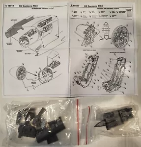 1/48 PAVLA DETAIL SET SENZA SCATOLA - AIRFIX ENGLISH ELECTRIC CANBERRA PR 9 - Foto 1 di 1