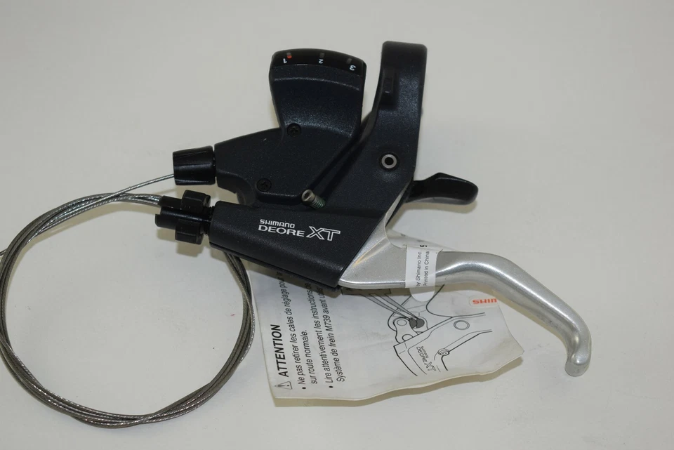 Shimano Deore XT st-m739 Left Front shifter brake lever 3 speed Vintage NOS - Image 1 of 4