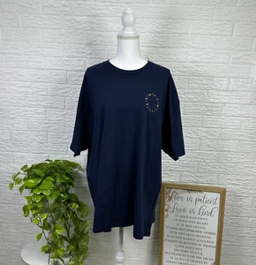 Herren XXL Circles by Mac Miller Tshirt Blau Kurzarm - Bild 1 von 8