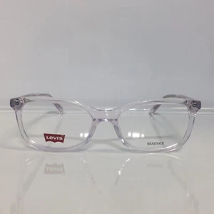 New Levi 1017 Crystal Clear Plastic Unisex Eyeglasses 51mm - Picture 1 of 4