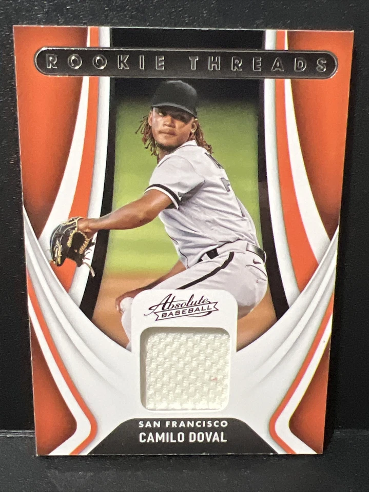 2022 Panini Absolute - Camilo Doval RC Threads San Francisco Giants RT-CD - Image 1 of 4