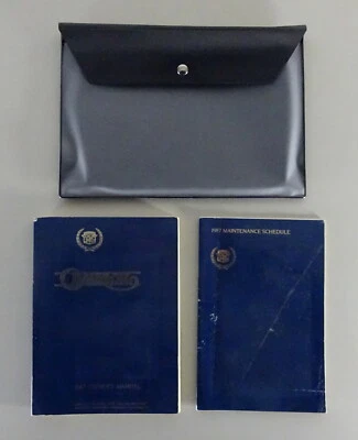 Wallet + Proprietario´S Manuale/Handbook Cadillac Cimarron From 1987 - Immagine 1 di 3