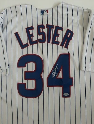 Jon Lester Signed Autographed Jersey Chicago Cubs Baseball PSA/DNA - Image 1 of 4