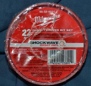 Milwaukee 48-32-4011 22pc Shockwave Impact Drive Set new 22 piece - Picture 1 of 2