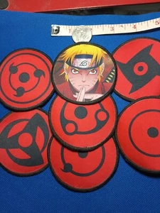 Lot of 7 sublimate NARUTO patch sew on 3 inch patch anime-game inspired - Picture 1 of 7