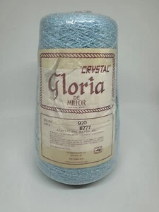 Crystal Gloria by Millor Machine Knitting Yarn Cone - 9oz - Blue, Yellow, Pink - Picture 1 of 19