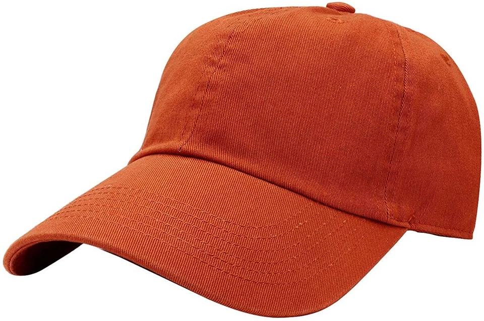 New Cotton Baseball Cap Ball Dad Hat Adjustable Plain Solid Washed Men Women - Image 1 of 1