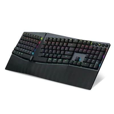 Perixx PERIBOARD-835RD Wireless Ergonomic Mechanical Keyboard - RGB  NEW! - Image 1 of 3