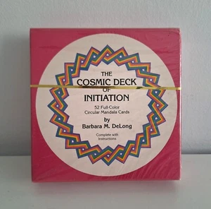 Das Kosmische Deck der Initiation Barbara M DeLong Circular Mandala Karten Tarot Rare - Bild 1 von 6