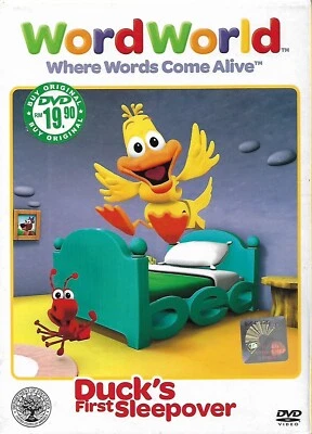 Wordworld Where Words Come Alive DVD Duck's First Sleepover One Hat Fits All - Image 1 of 4