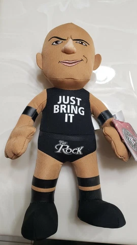 WWE The Rock 10" Plush Figure Doll The Great One WWF Cover