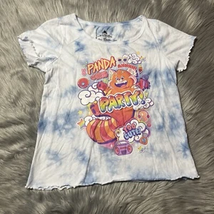 Disney Turning Red Panda Tie Dye Girls Shirt XL - Picture 1 of 14