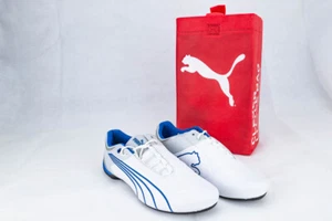 Puma Sportschuh Turnschuh SneakerFuture Cat M2 Weave Weiß-Grau-Schnorkel Blau 41 - Bild 1 von 4