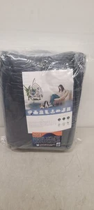 Patio Hanging Swing Egg Chair Cushion Large Round Pad / Cushion Cover Navy Blue - Picture 1 of 4