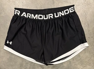 Under Armour Girl's Shorts UA Play Up 2.0 Shorts black YLG Large - Picture 1 of 5