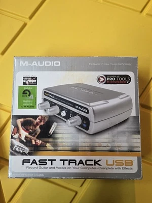 M-Audio Fast Track USB With Session Music Creation System Includes 6' Cable - Image 1 of 4