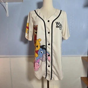 Disney Winnie the Pooh Hunny #66 Baseball Trikot Damen weiß creme Größe L " - Bild 1 von 10