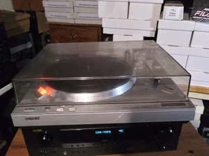 Tocadiscos Sony PS-T33 Direct Drive funcionando con cartucho Grado REPARACIONES o PIEZAS - Imagen 1 de 8